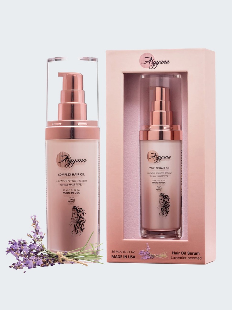 ARGYANA Hair Oil Serum - Lavender Scented - for wavy hair