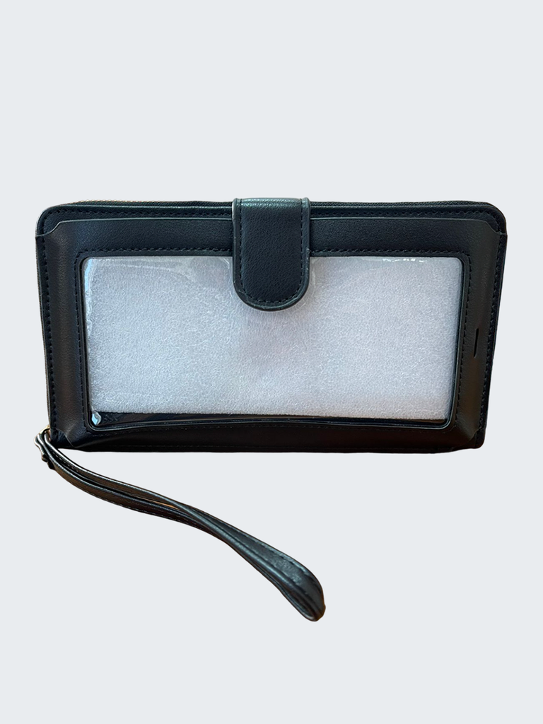 Cash wallet with phone holder