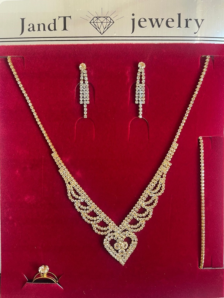 Necklace Set with Earing, Bracelet & Ring