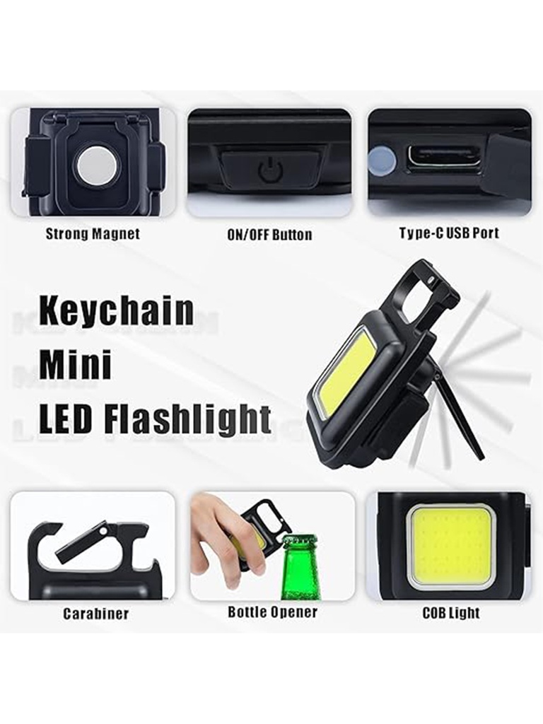 COB Rechargeable Keychain Light