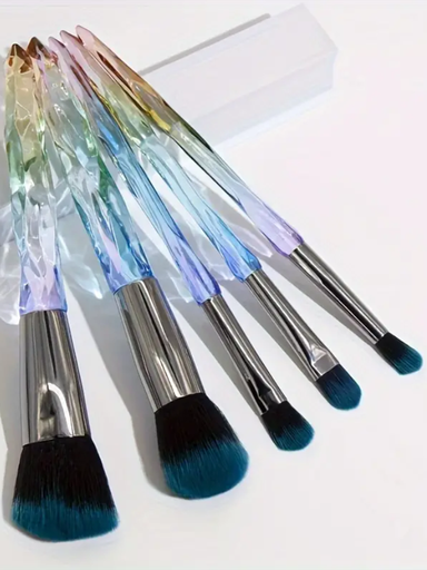 Crystal Makeup Set Brush - 5 pcs