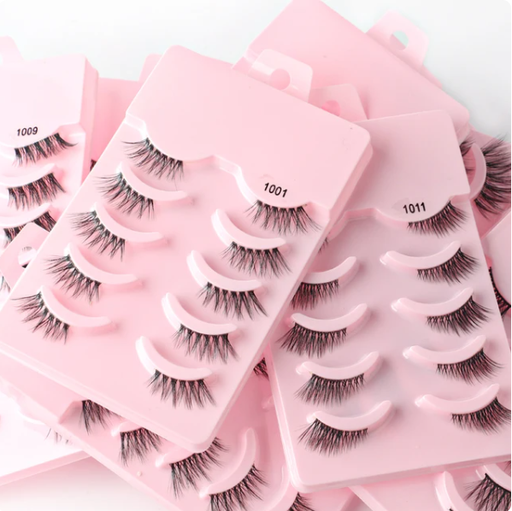 False Eyelashes - 5 Pairs